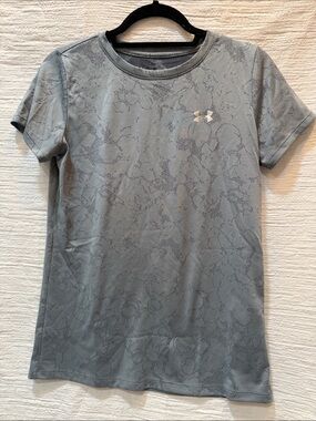 Under Armour Women Short Sleeve Performance Tee - Light Gray Blue